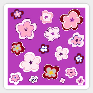 My garden full of flowers, Flower patterns Magnet